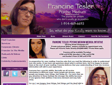 Tablet Screenshot of francinetesler.com